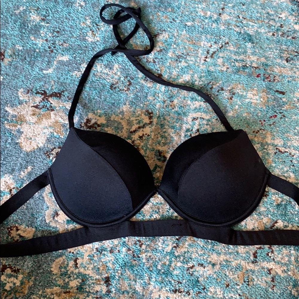 Black Victoria secret padded swim top
